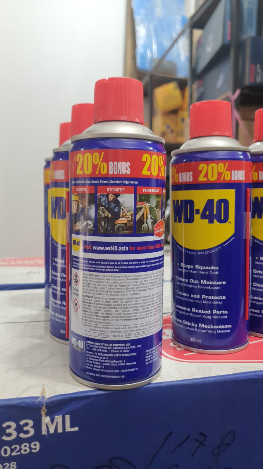 WD-333 Multi Purpose Lubricant Spray 333ml Anti Karat & Pelumas Serbaguna - Gambar 4