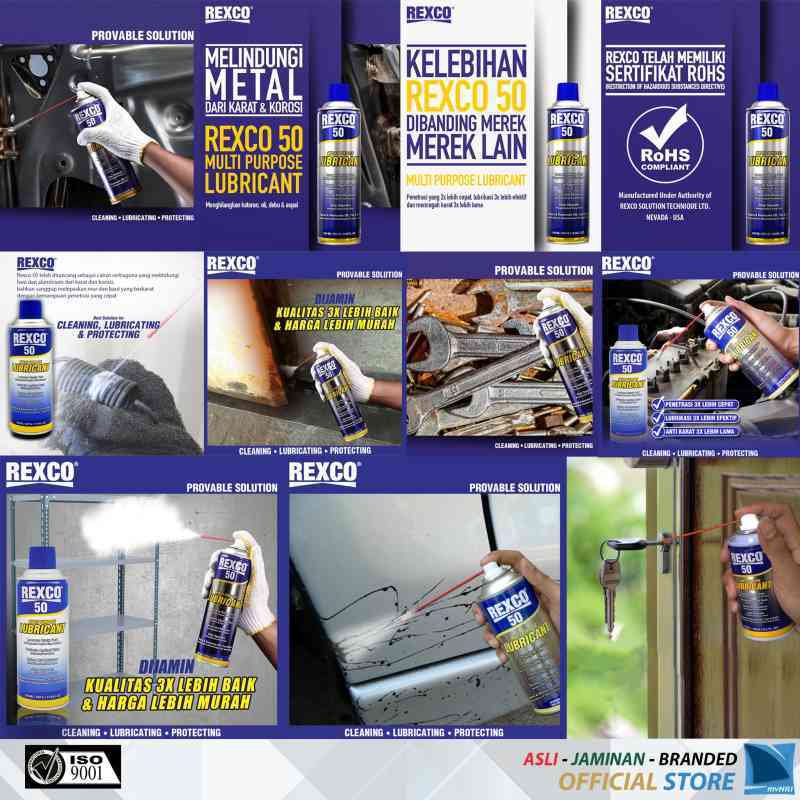 Rexco Spray – Pelumas & Cairan Perawatan Mesin Berkualitas - Gambar 5