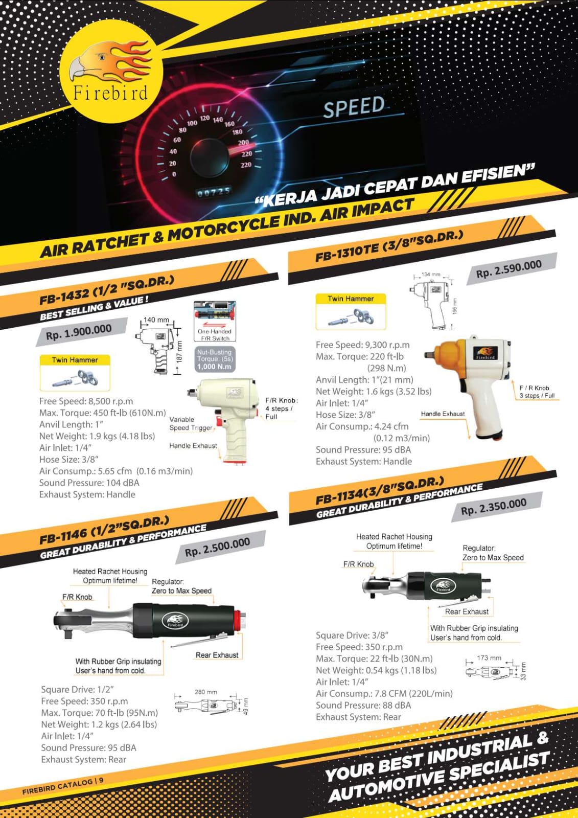 AIR IMPACT 1" FIRE BIRD  - Gambar 4