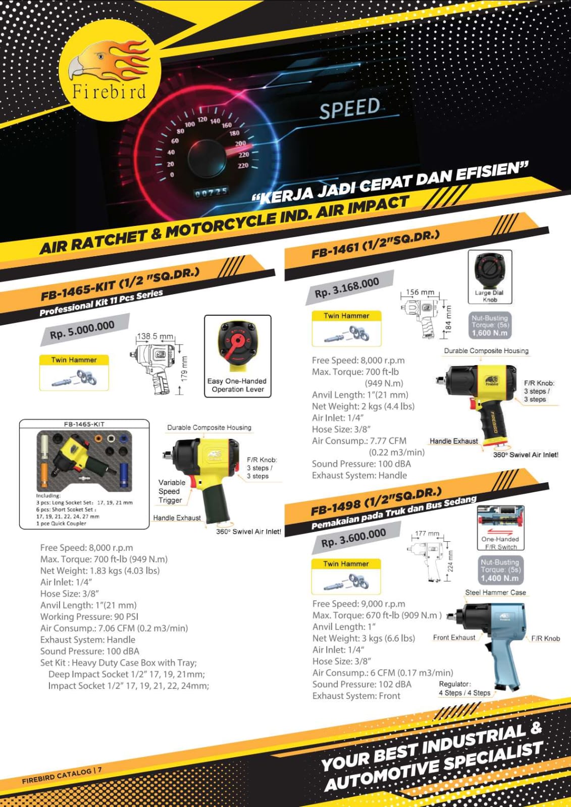 AIR IMPACT 1" FIRE BIRD  - Gambar 7