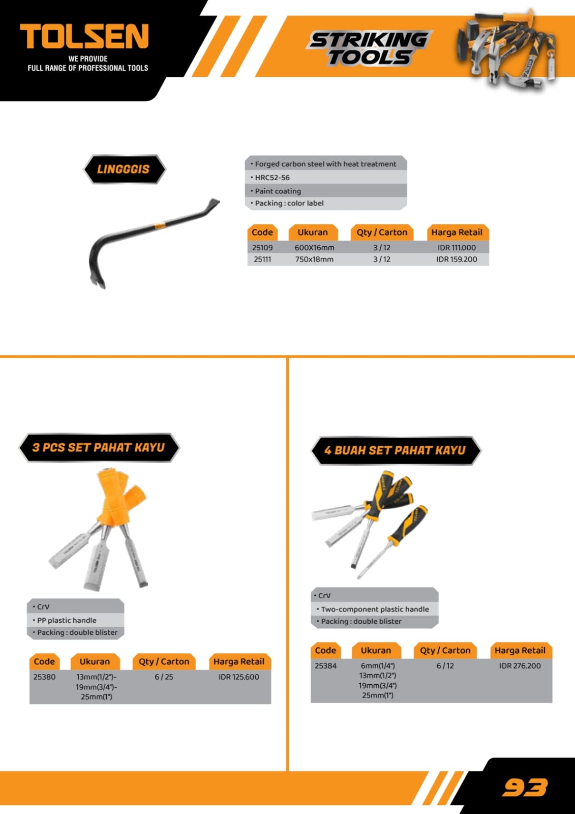 TOLSEN SLEGE GAMMER 2LB.3LB,4LB,6LB,10LB.20LB - Gambar 2