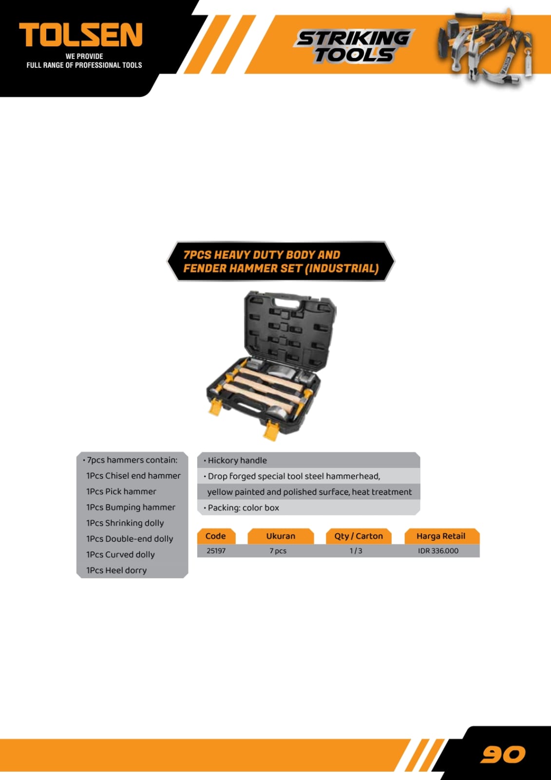 TOLSEN SLEGE GAMMER 2LB.3LB,4LB,6LB,10LB.20LB - Gambar 4